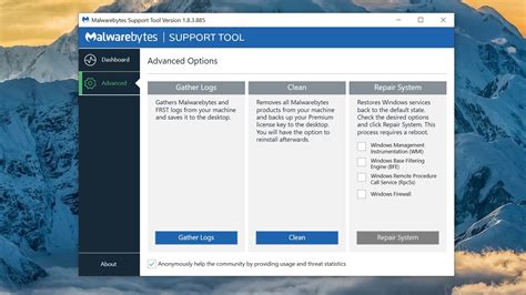 Malwarebytes Support Tool 1.9.12.1031